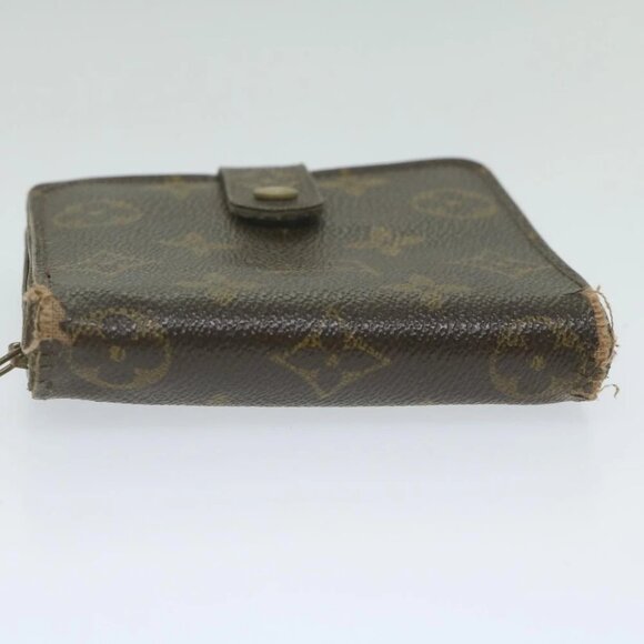 LOUIS VUITTON Monogram Compact Zip Wallet M61667 LV Auth 63160 - Picture 7 of 15